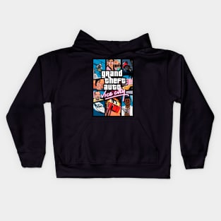 GTA Vice City Cover Kids Hoodie